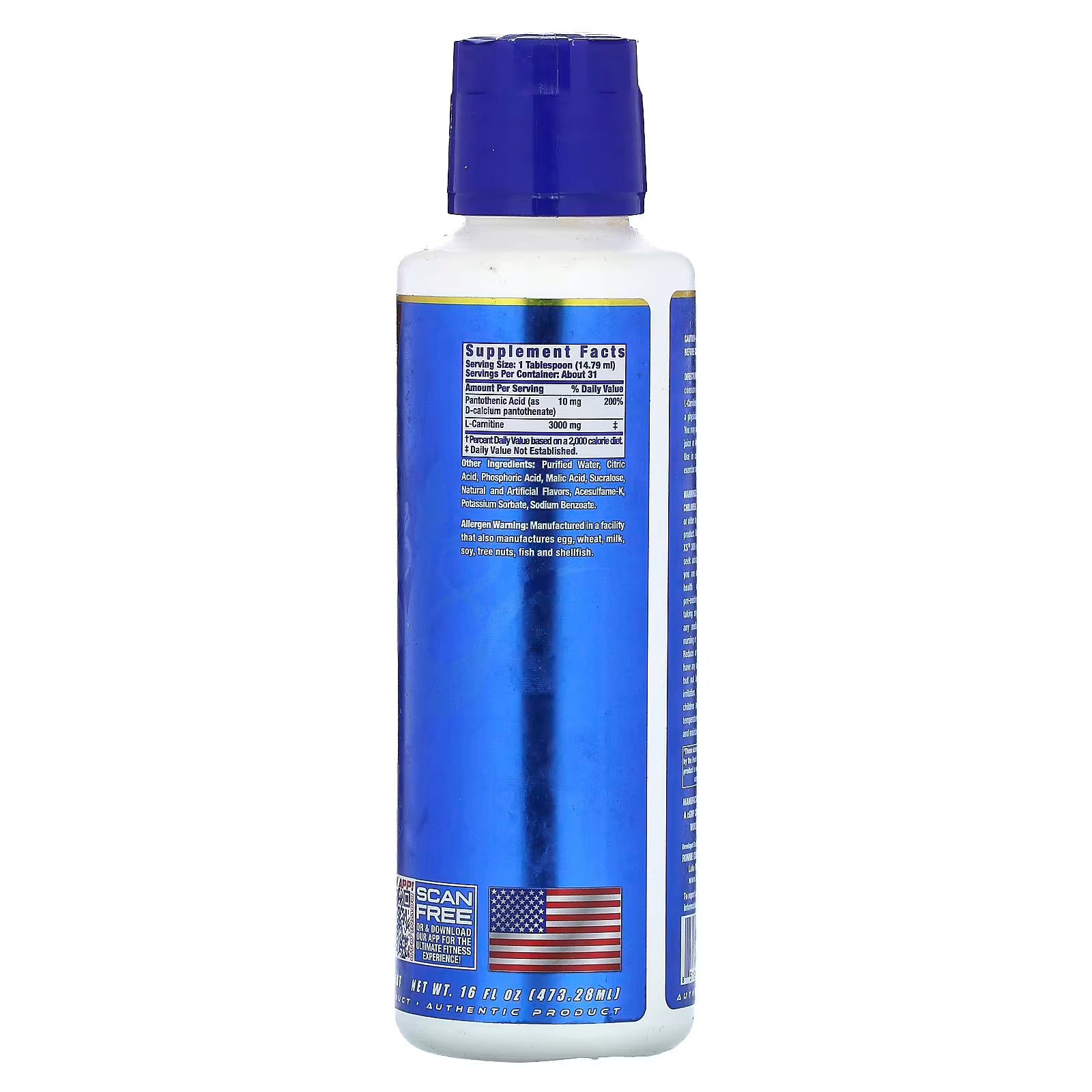 CARNITINE XS 3000 16OZ - RONNIE