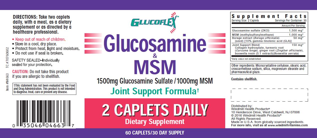 GLUCOSAMINE FLEX & MSM 60CAPS- WHP