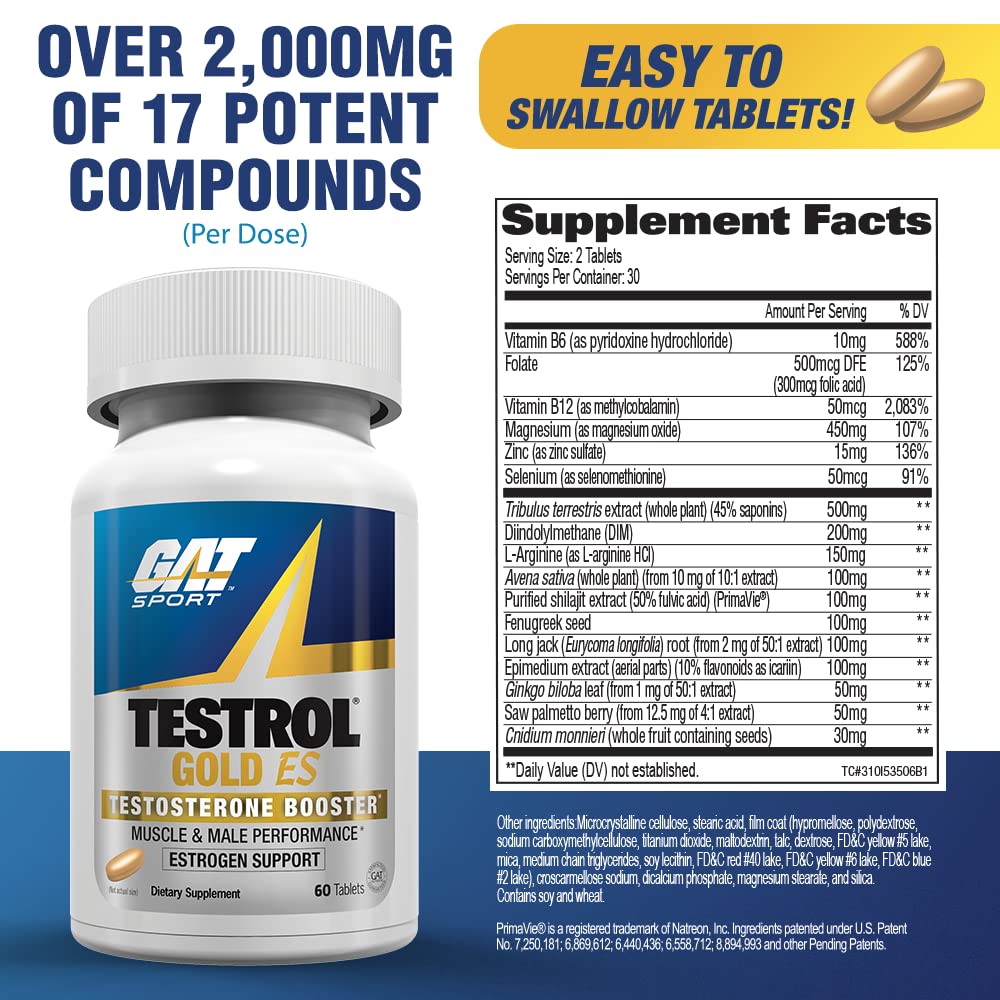 TESTROL GOLD 60 TABS- GAT