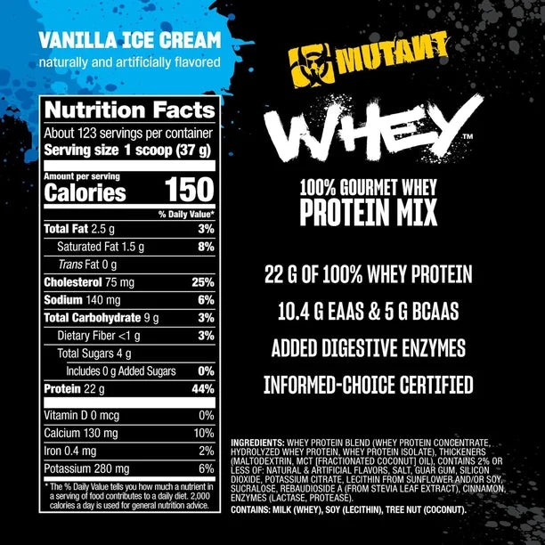 MUTANT WHEY 5LBS - MUTANT