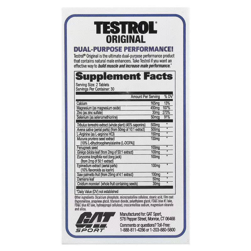 TESTROL ORIGINAL 60CAPS-GAT