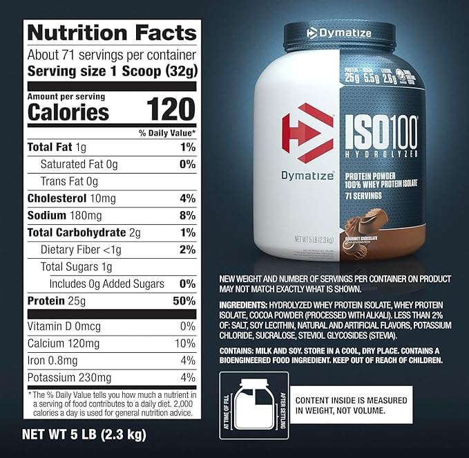 PROTEINA ISO 100 5LBS -DYMATIZE