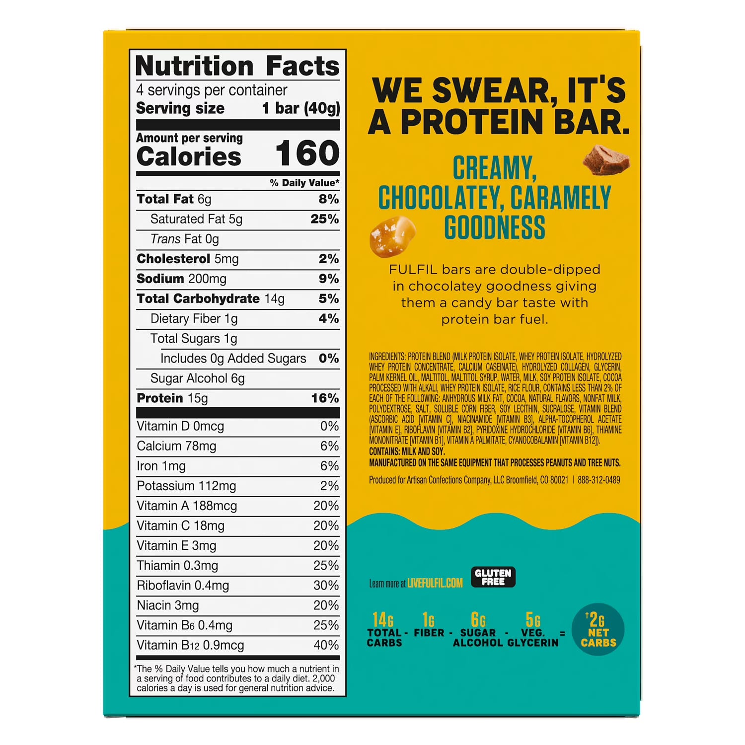 BAR PROTEIN FULFIL 40GRM - FULFIL