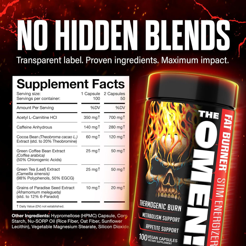 PROMO OMEN FAT BURNER 60CAPS-JNX SPORT