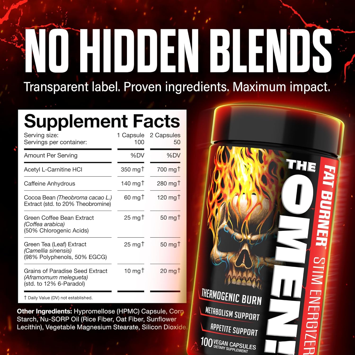 PROMO OMEN FAT BURNER 60CAPS-JNX SPORT