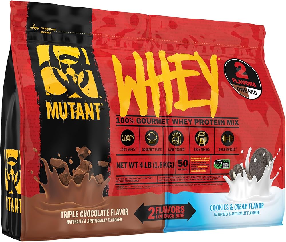 MUTANT WHEY 4LBS* DOBLE SABOR -MUTANT