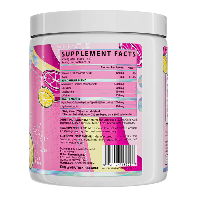 CREATINA FOR WOMEN+COLLAGEN - NUTREX