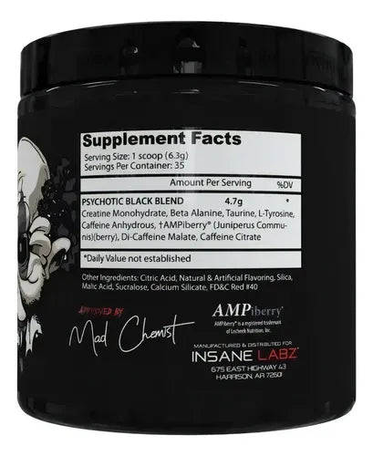 PSYCHOTIC BLACK 35SERV - INSANE