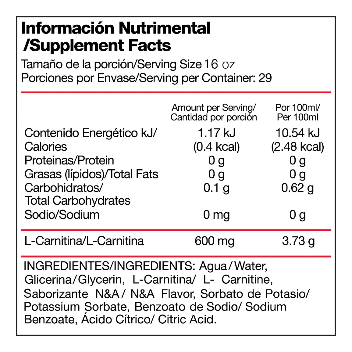 CARNITINE CL LIQUID 16OZ - ALPHA NUT