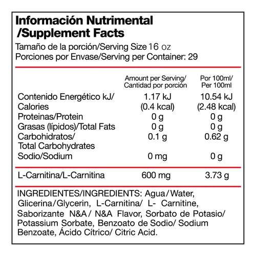 CARNITINE CL LIQUID 16OZ - ALPHA NUT