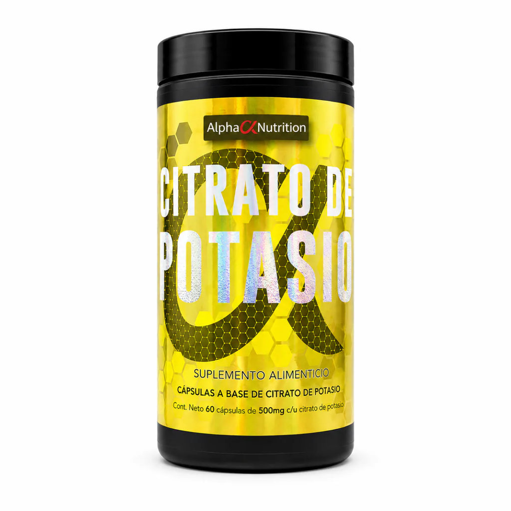 CITRATO DE POTASIO 60CAPS 500MG - ALPHA NUTR