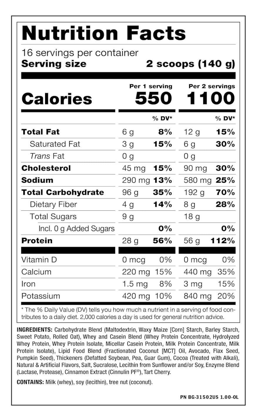 MUTANT MASS 5LBS - MUTANT