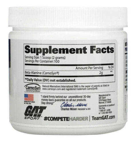 BETA ALANINE 100SERV-GAT