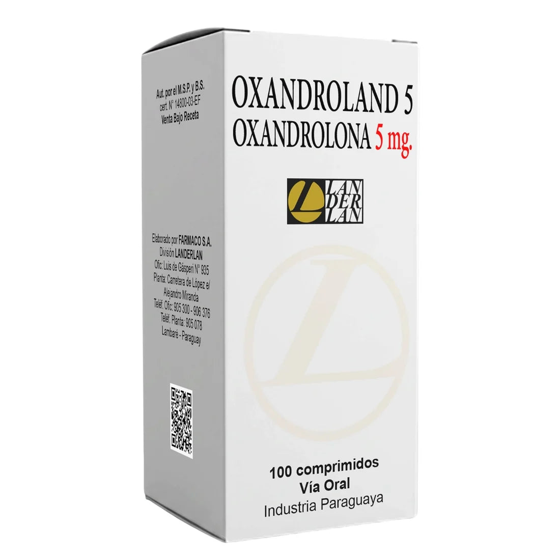 OXANDROLAND 5MG 100TABS-LANDERLAN