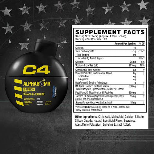 C4 ALPHABOMB 20SERV - CELLUCOR