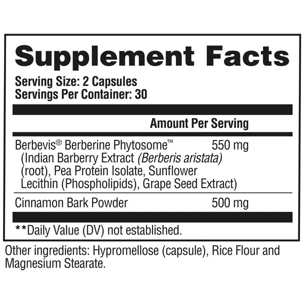 BERBERINE 60CAPS 550MG-GAT