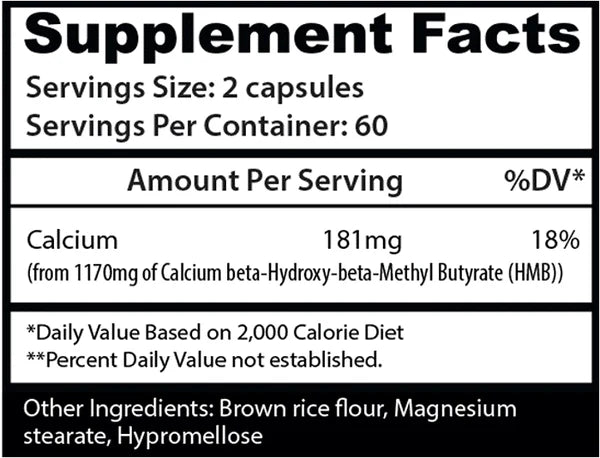 HMB CALCIUM 120CAPS-INSANE