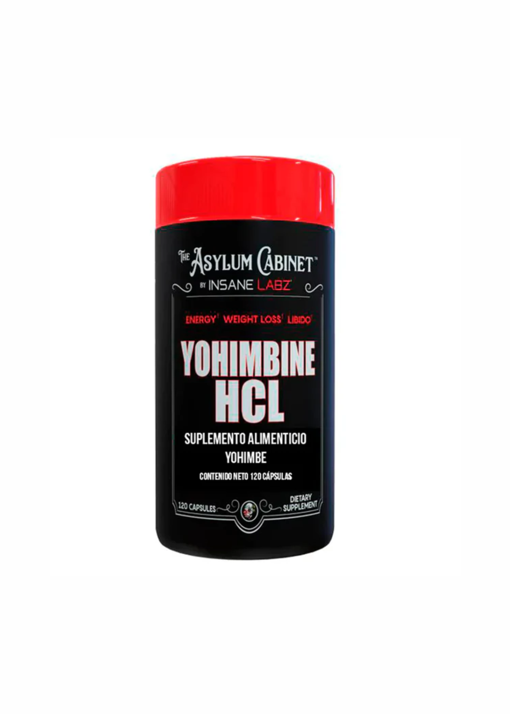 YOHIMBE HCL 120CAPS-INSANE
