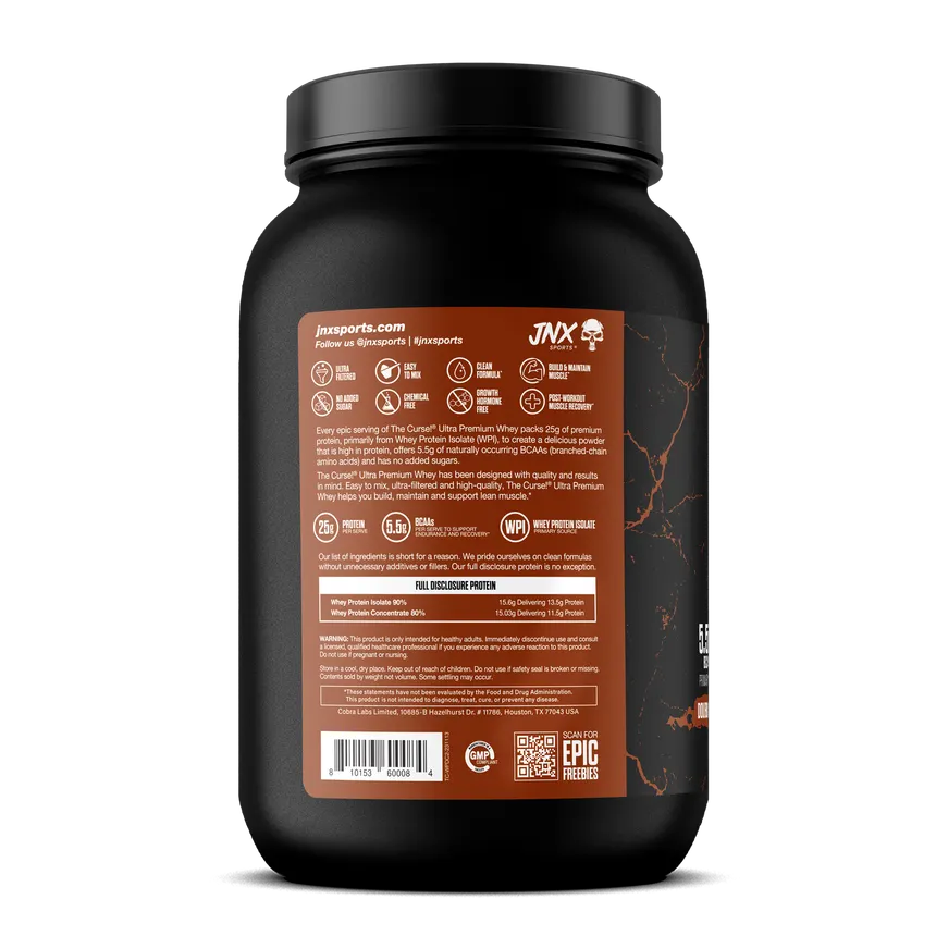 PROTEINA WHEY CURSE - JNX SPORT