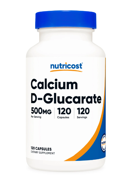 CALCIUM D-GLUCARATE 500MG 120CAPS-NUTRICOST