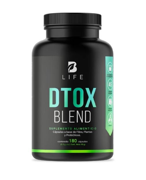 DTOX BLEND 180CAPS 500MG-BLIFE