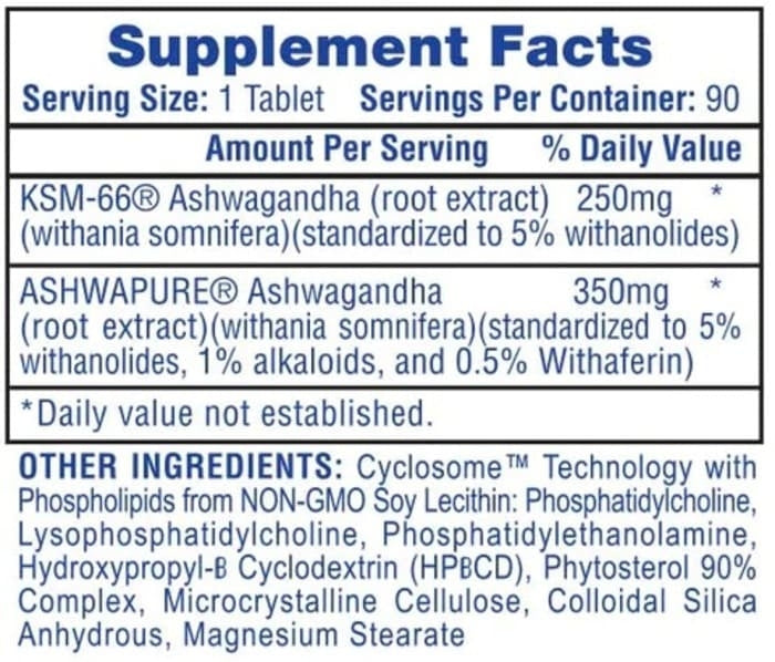 ASHWAGANDHA 90CAPS-HI TECH