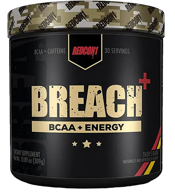 OFERTA BREACH BCAA+ENER 30SERV*TIGERS BLOOD-REDCON1