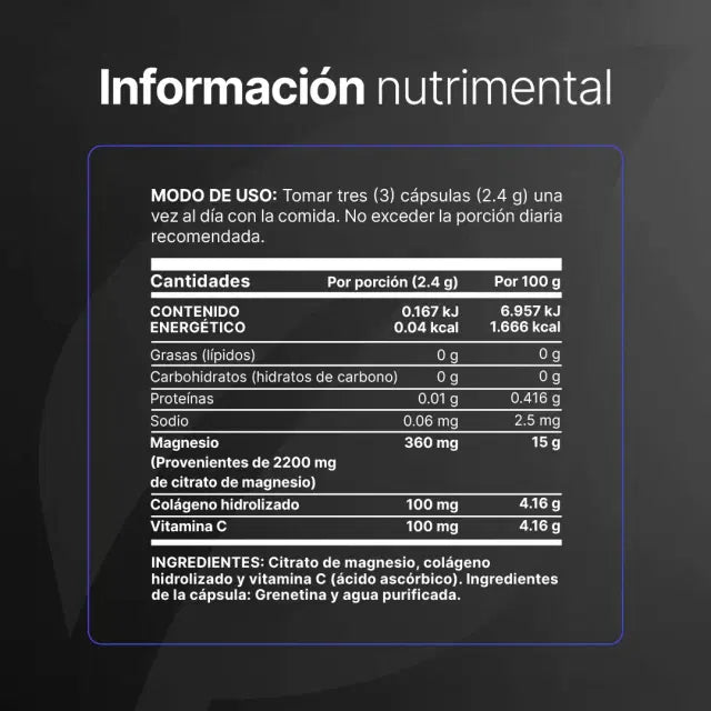 MAGNESIO CITRATO*120CAPS 800MG-BLIFE