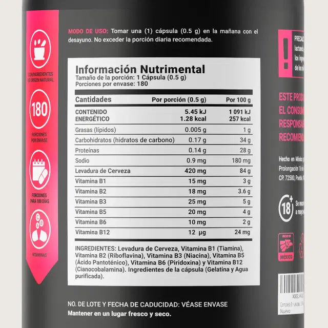 COMPLEJO B YEAST BLEND *90CAPS-BLIFE