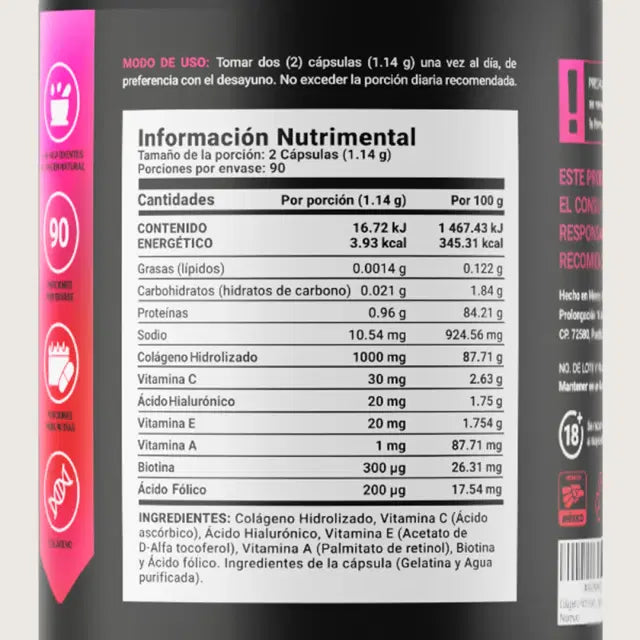 COLAGENO HIDROLIZA*90CAPS 570MG-BLIFE