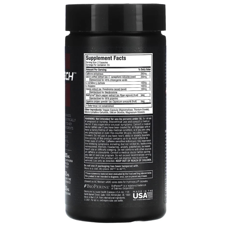 HYDROXYCUT HARD ELITE 110CAPS- MUSCLET