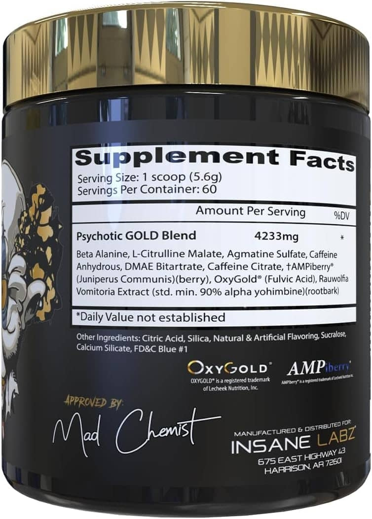 PSYCHOTIC GOLD GDE 60SERV - INSANE