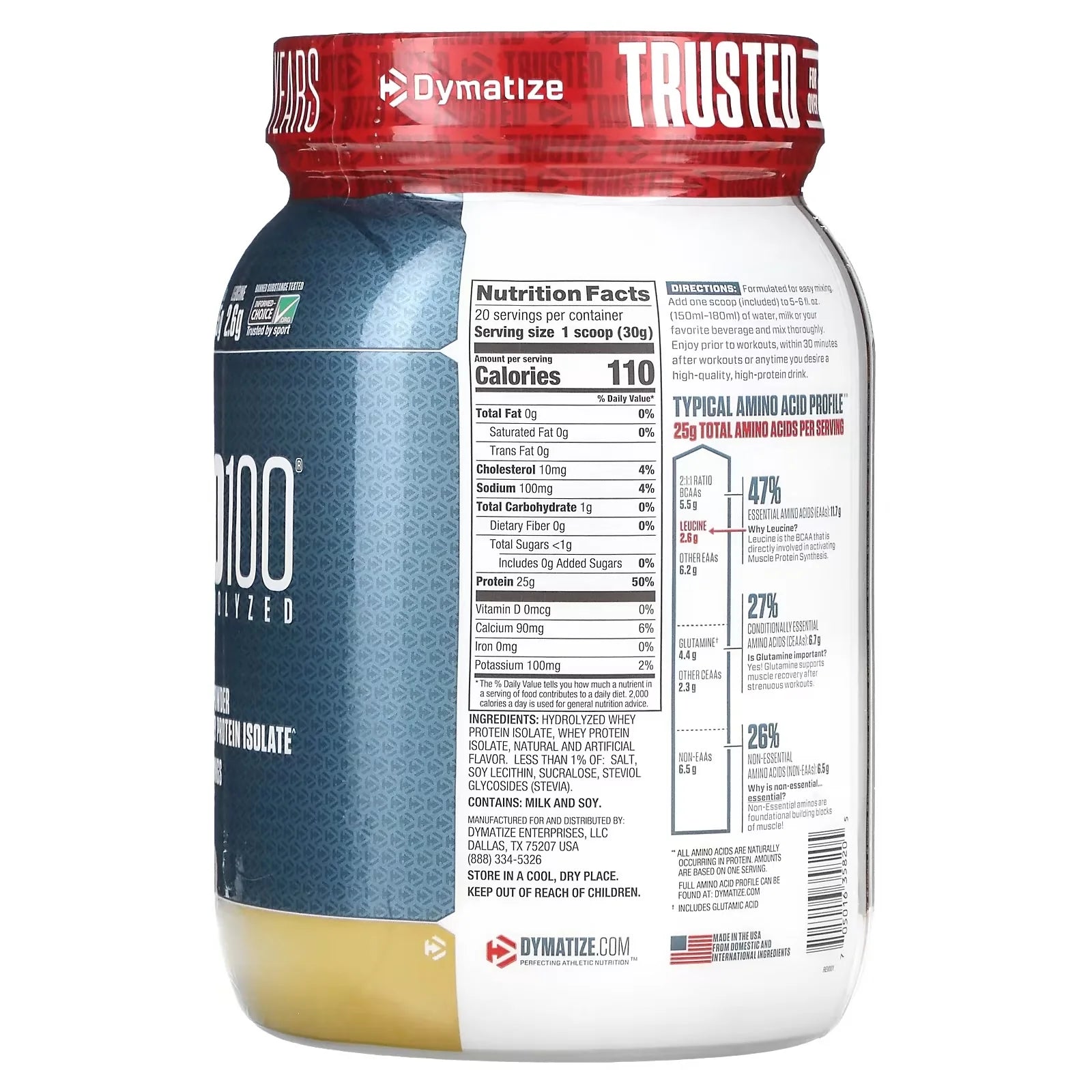 ISO 100 1.3LBS 20SERV - DYMAT