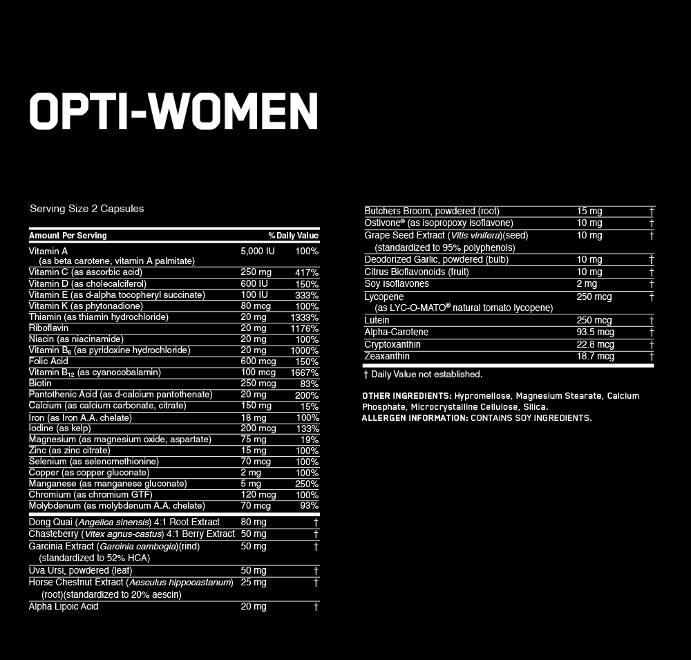 OPTI WOMAN 120CAPS-ON