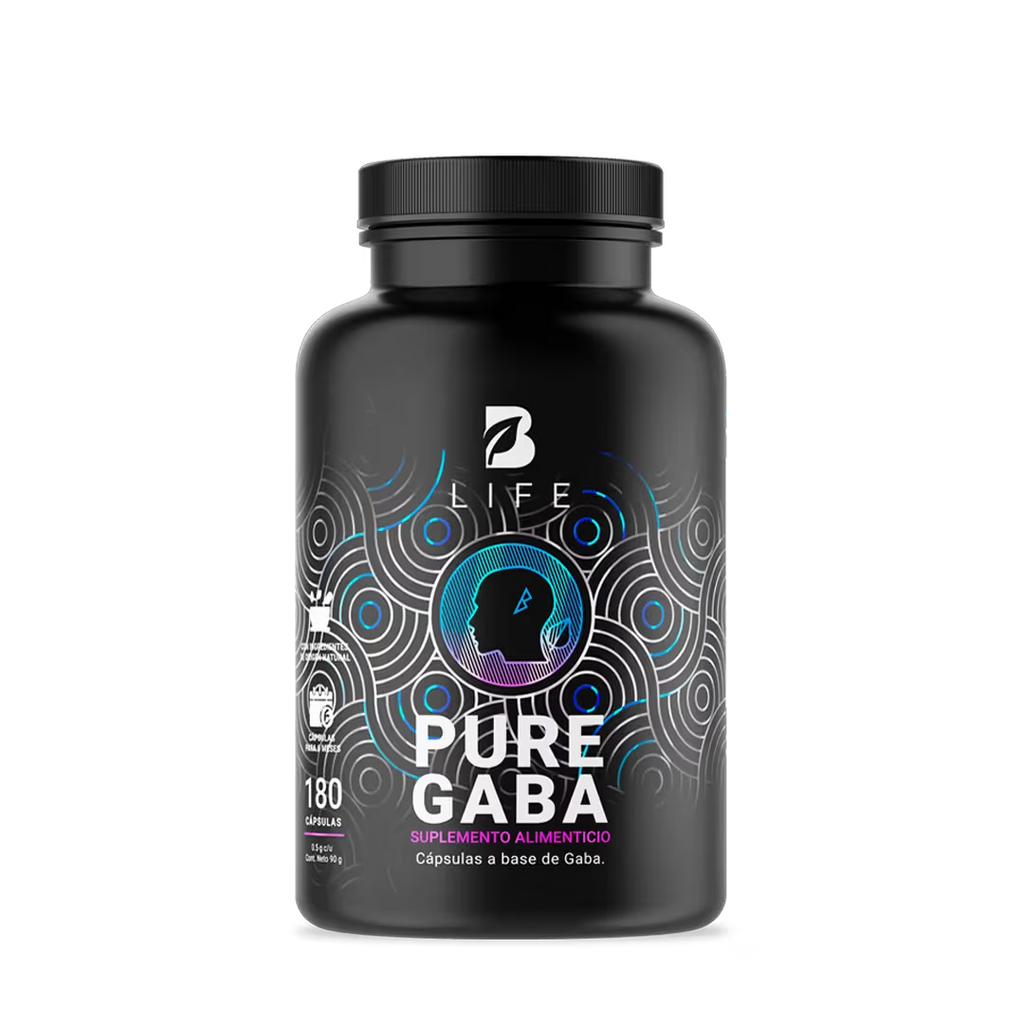 PURE GABA 180CAPS 500MG - BLIFE