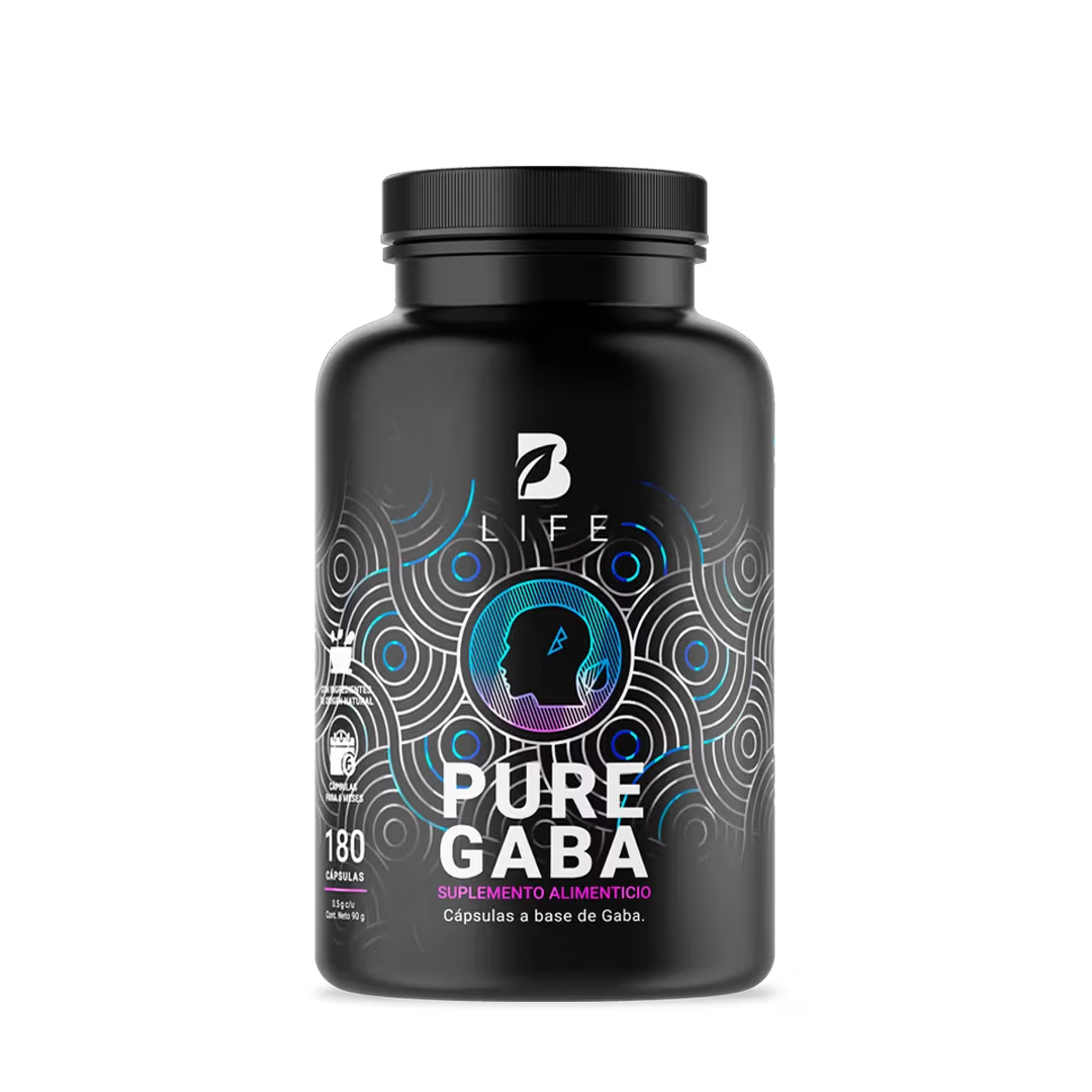 PURE GABA 180CAPS 500MG - BLIFE