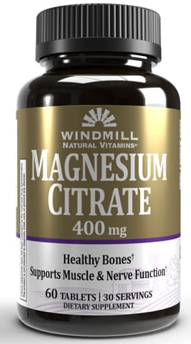 MAGNESIUM CITRATE 40MG 60TABS
