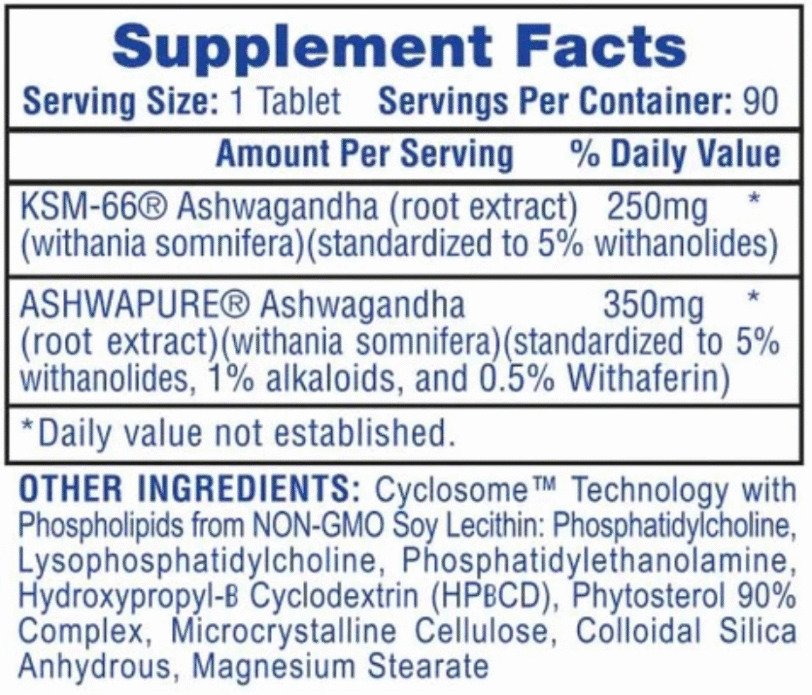 ASHWAGANDHA 90CAPS - Imagen 2