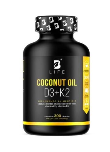 COCONUT OIL VITAMIN D3+K2 300CAPS