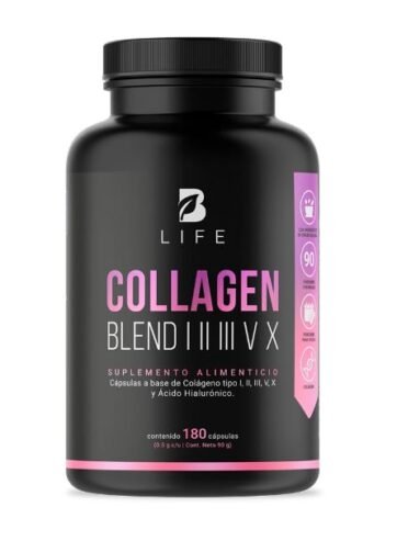 COLAGENO HYDRO TIPO I II III IV V 180CAPS-BLIFE