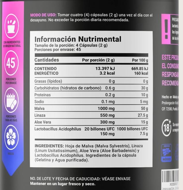 COLON BLEND 180CAPS 500MG-BLIFE - Imagen 2