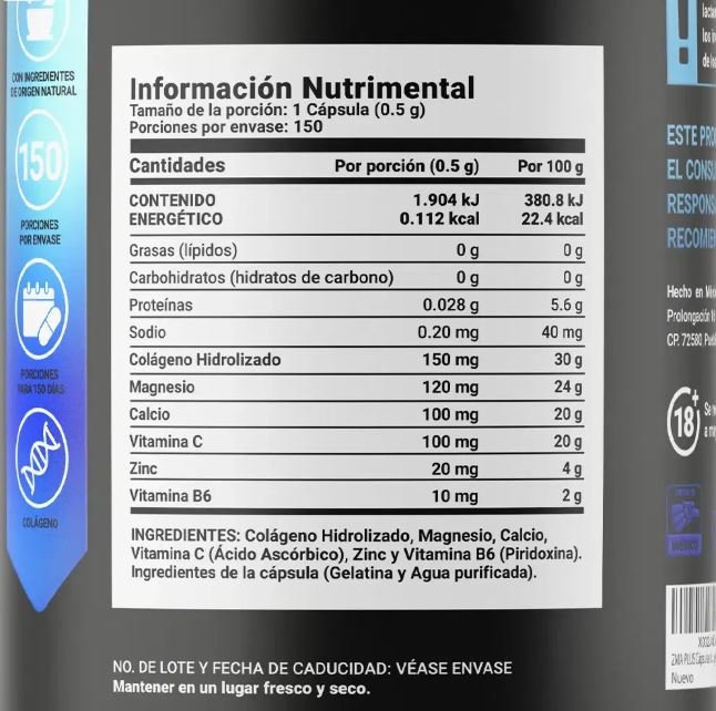 ZMA BLEND*150CAPS-BLIFE - Imagen 2